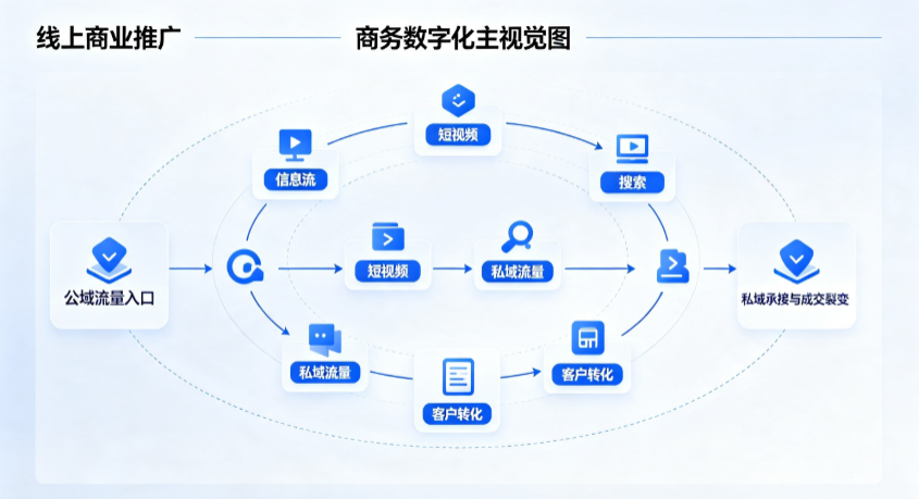 南海区线上商业推广怎么做？全域流量闭环搭建与低成本转化实战指南